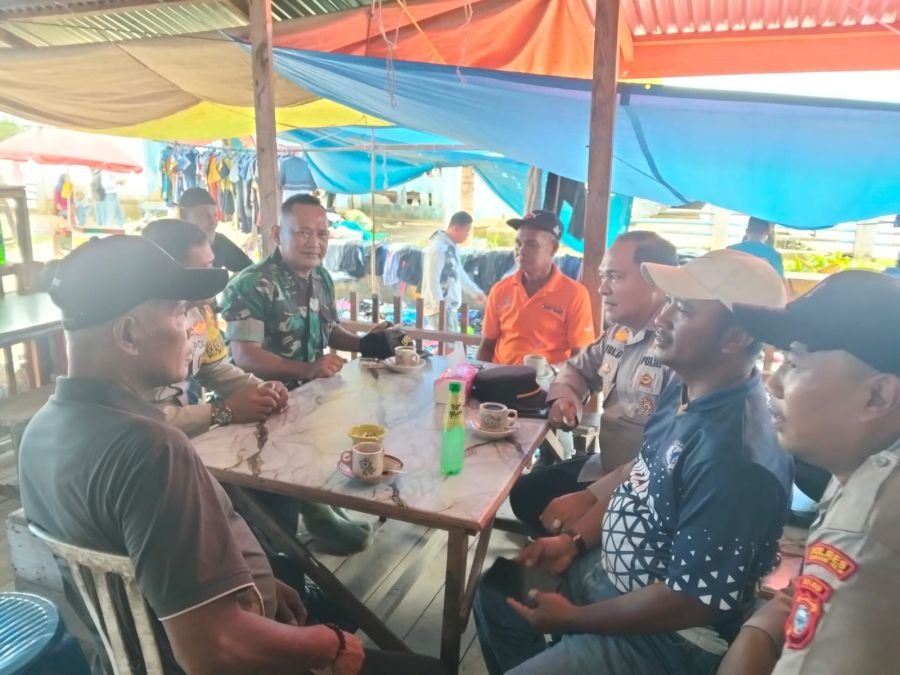 Pelda Tota Simbolon dan Polsek Gaung Perkuat Pengawasan dan Kamtibmas