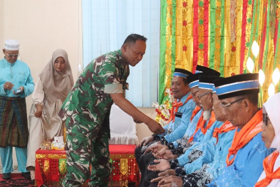 Danramil 04/Rupat Ikuti Prosesi Pelepasan 13 Jamaah Haji 2026