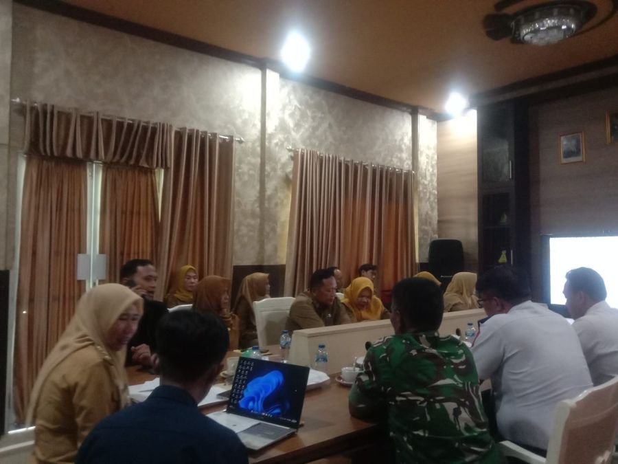 Peltu Jaharzam Danposramil 01/Tbh Hadiri Rakor Inflasi dan Jaminan Produk Halal Kab. Inhil