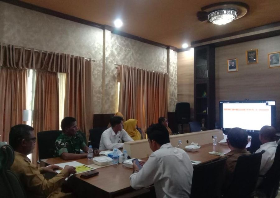 Peltu Jaharzam Danposramil 01/Tembilahan Ikuti Pembahasan Strategis Inflasi dan Program 3 Juta Rumah