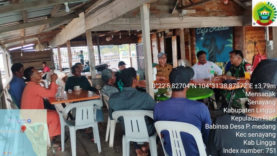 Pembahasan Pencegahan Karhutla Bersama Pimpinan Desa Pulau Medang