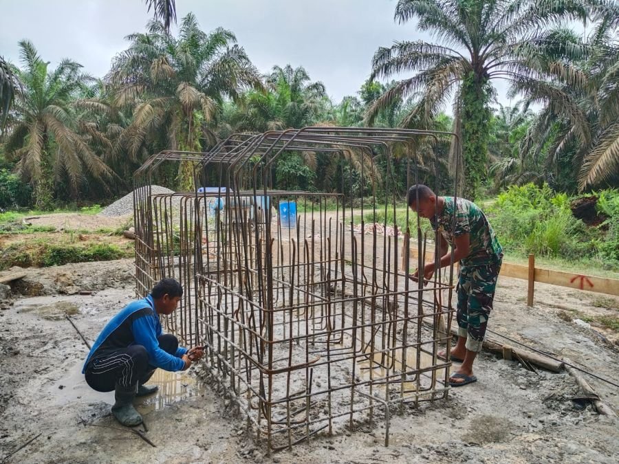 Pembangunan Jembatan Gantung Garuda Tahap III di Desa Sanglap Capai Progres 32,55 Persen