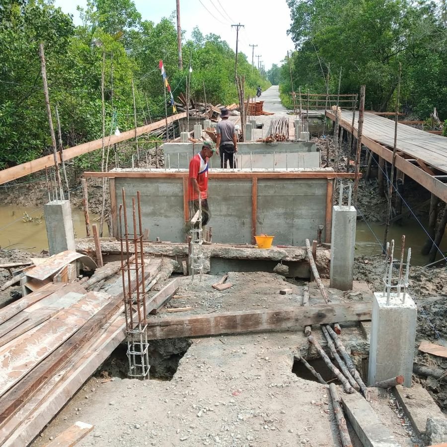 Pembangunan Jembatan Garuda Merah Putih Terus Bergulir, Masuki Tahap Pembuatan Tiang Jembatan