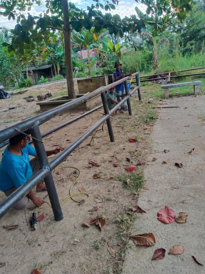 Pembangunan Jembatan Garuda Tahap VI di Desa Tanjung Sari Capai Progres 60 Persen