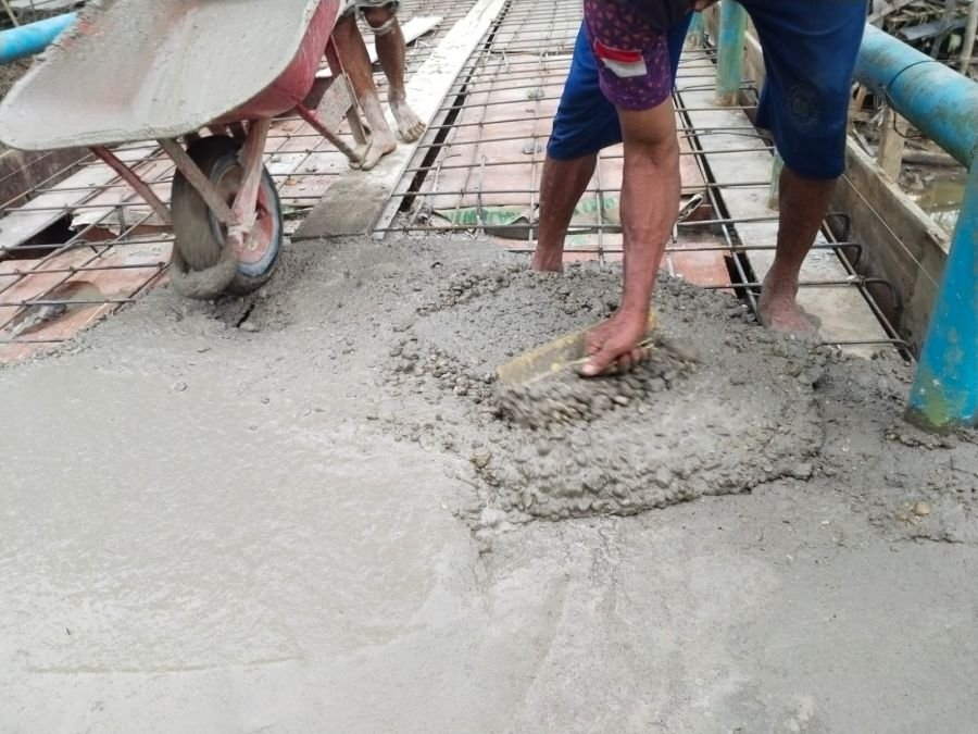 Pembangunan Jembatan Garuda Tahap VI di Desa Kuala Mulya Terus Berjalan, Progres Capai 35,15 Persen