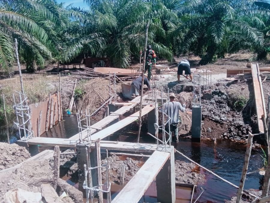 Pembangunan Jembatan Garuda Tembus 70 Persen Meski Air Sungai Meninggi