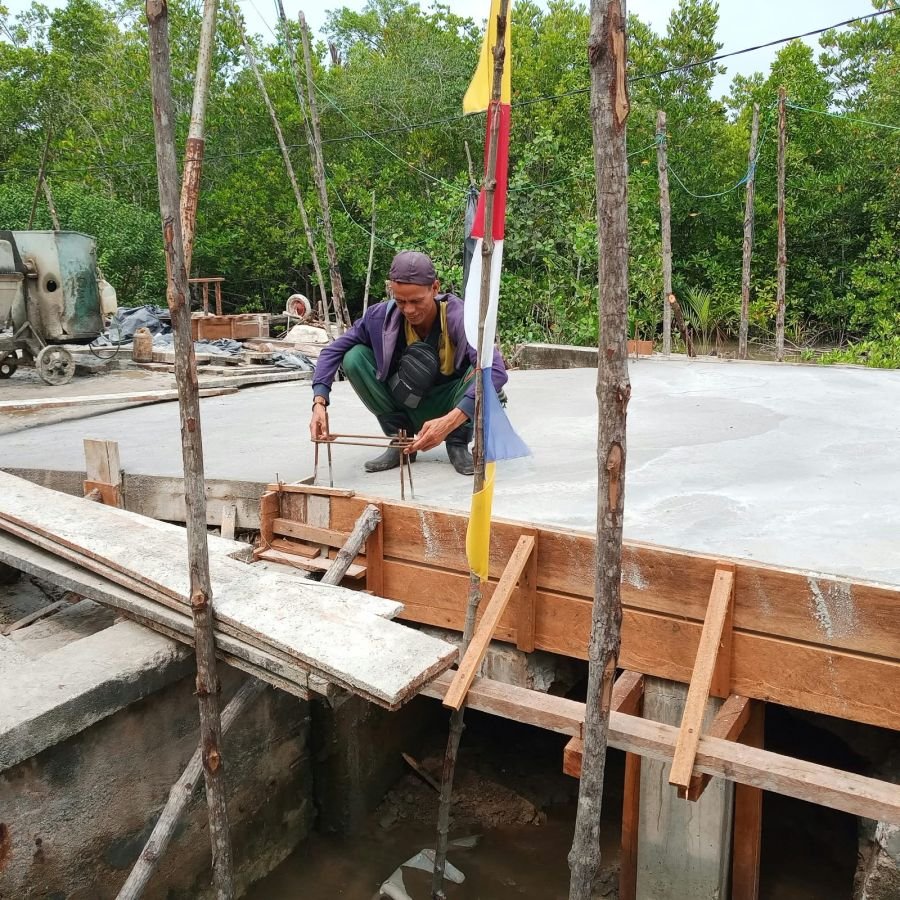 Pembangunan Jembatan Garuda Terus Bergerak, Pemasangan Tulangan dan Bekisting Dilanjutkan