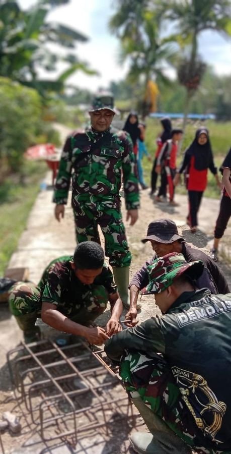 Pembangunan Jembatan Garuda Sebuah Infrastruktur Vital Lahir dari Kepedulian TNI AD