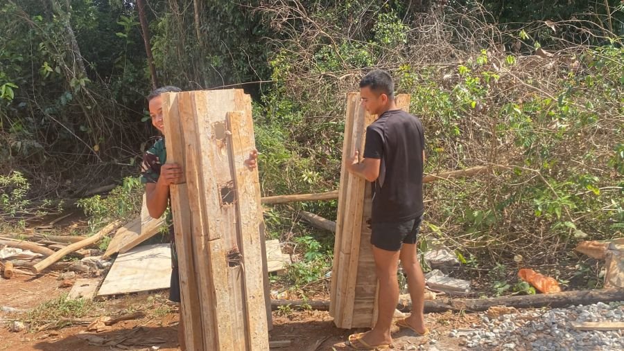 Pembangunan Jembatan Sungai Paya Masuki Tahap Bekisting Tiang