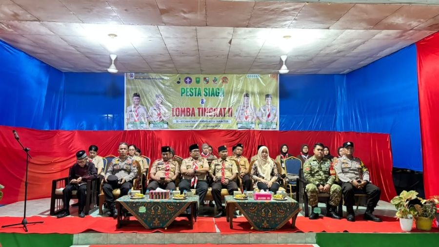 Pembentukan Karakter Sejak Dini, Babinsa Koramil 02/Kota Hadiri Pesta Siaga dan Lomba Tingkat II