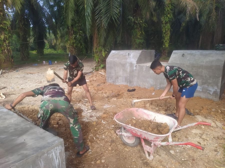 Pembuatan Tanggul Angkur Jembatan Perintis Garuda Mulai Dikerjakan