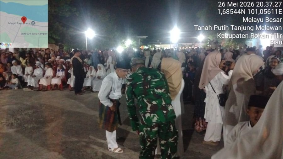 Pembukaan lomba takbir Idul Adha 1447 H 2026 M di Kep. Melayu besar, Kec. TPTM
