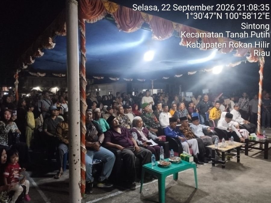 Pemilihan Penghulu Serentak Tahap 1 Kepenghuluan Sintong Bakti Kecamatan Tanah Putih Kabupaten Rokan