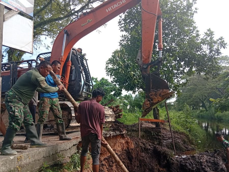 Penanaman Cerocok Dimulai, Pembangunan Jembatan Garuda Beton Masuki Tahap Penting