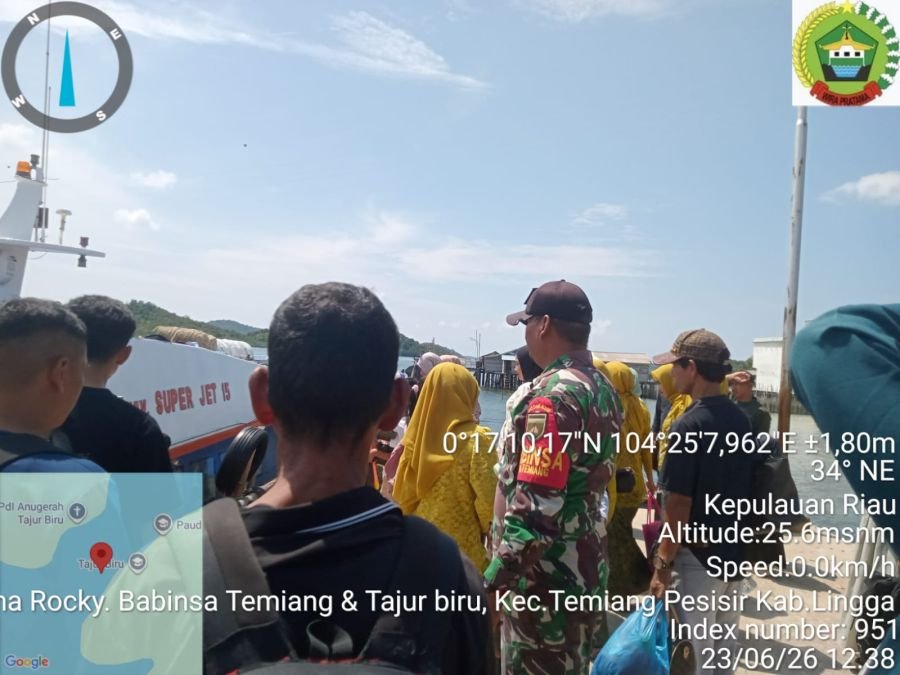 Pengamanan dan Pemantauan Keberangkatan Kapal Feri Arena II Serta Himbauan Keselamatan Penumpang