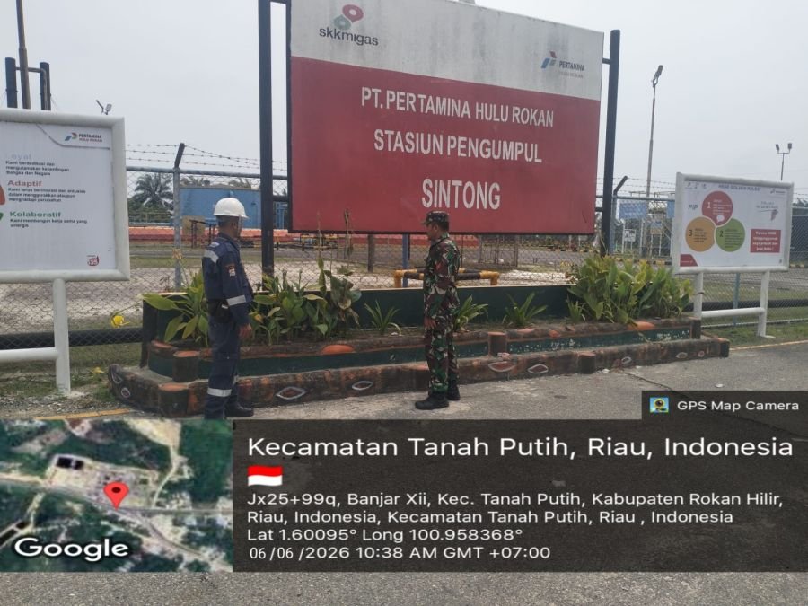 Pengamanan PHR Sumbagut di Kel. Banjar XII, Kec. tanah putih, kab. rohil, PROV. Riau