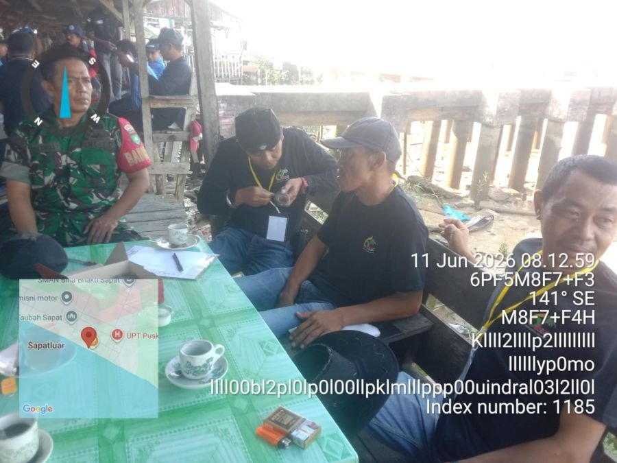 Pengawasan SDM dan Komsos Babinsa 04/Kuindra Perkuat Stabilitas Wilayah Sapat