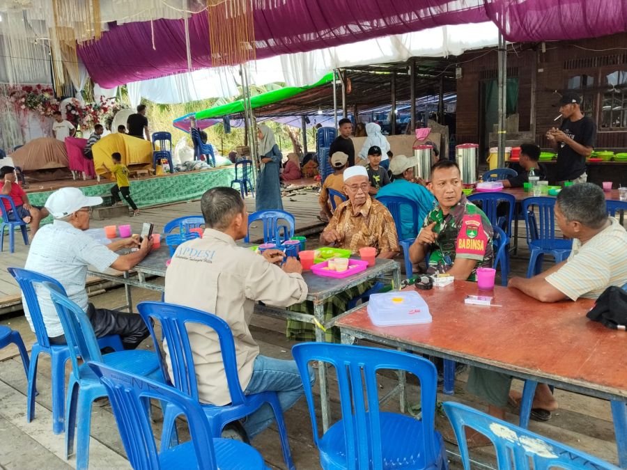 Pengawasan SDM Sekaligus Komsos, Babinsa 07/Reteh Hadir di Tengah Warga Binaan