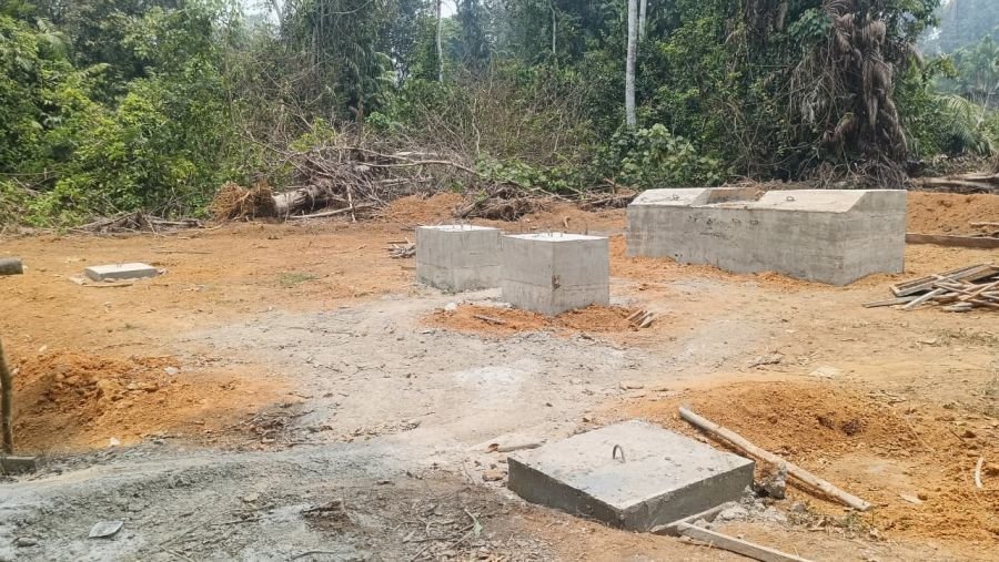 Pengecoran Abutmen dan Tapak Pilon Jembatan Talang Perigi Rampung