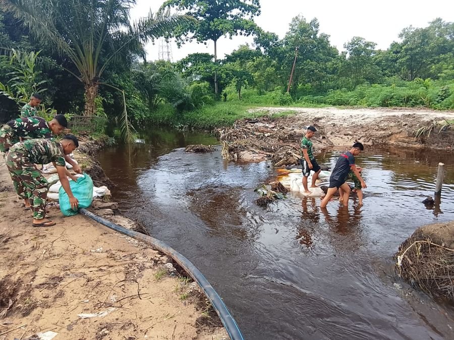 Pengerjaan Jembatan Garuda di Jalan Fajar Terus Berjalan, Warga Sambut Antusias