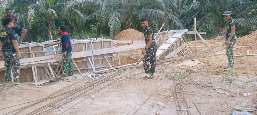 Perakitan Besi Angkur dan Pembukaan Pondasi, Progress Jembatan Perintis Garuda Capai Tahap Baru