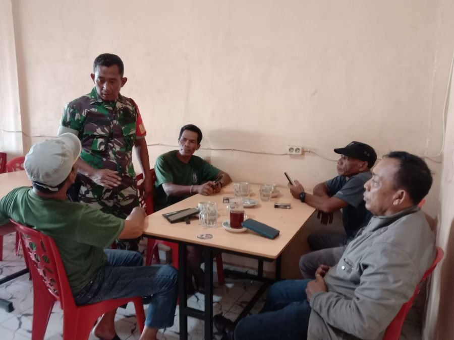 Pererat Kebersamaan, Babinsa Gelar Sosialisasi Kampung Pancasila