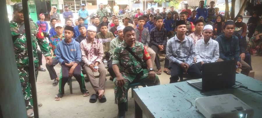 PERERAT KEMANUNGGALAN TNI-RAKYAT, BABINSA KORAMIL 11/TAMBUSAI GELAR NOBAR PIALA DUNIA 2026 BERSAMA