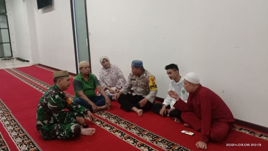 Pererat Silaturahmi, Babinsa Koramil 02/Kota Hadiri Pemilihan Ketua Masjid Al-Fallah