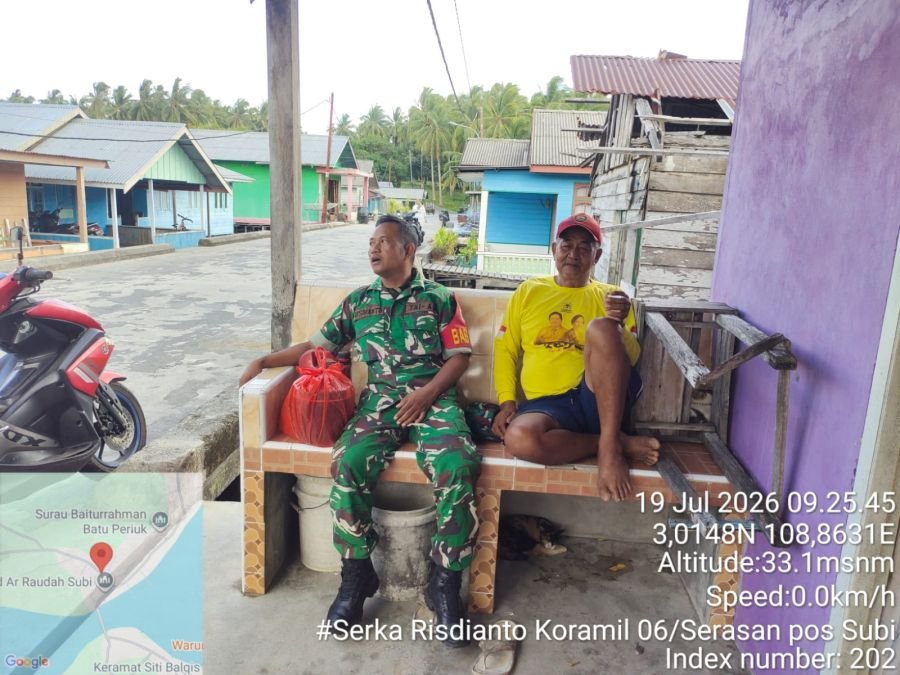 Perihal: Kegiatan Komsos Babinsa Koramil 06/Serasan Posramil Subi
