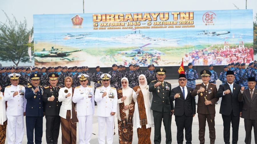 Peringati HUT ke-81 TNI, Danrem 033/WP Tegaskan Komitmen Sinergi Jaga Kedaulatan Kepri.