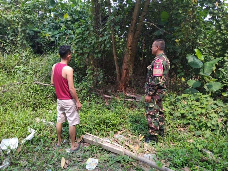 Perkuat Deteksi Dini Karhutla, Babinsa Limbungan Pantau Kawasan Danau Buatan hingga Lembah Sari