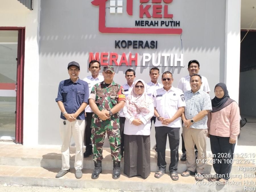 Perkuat Ekonomi Warga, Plt Lurah Ujung Batu dan Koperasi Aflahul Khairi Silaturahmi ke KDKMP