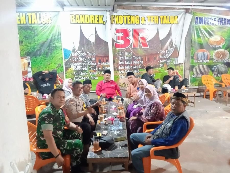 Perkuat Koordinasi Wilayah, Babinsa Mentangor Gelar Komsos Bersama 5 Pilar