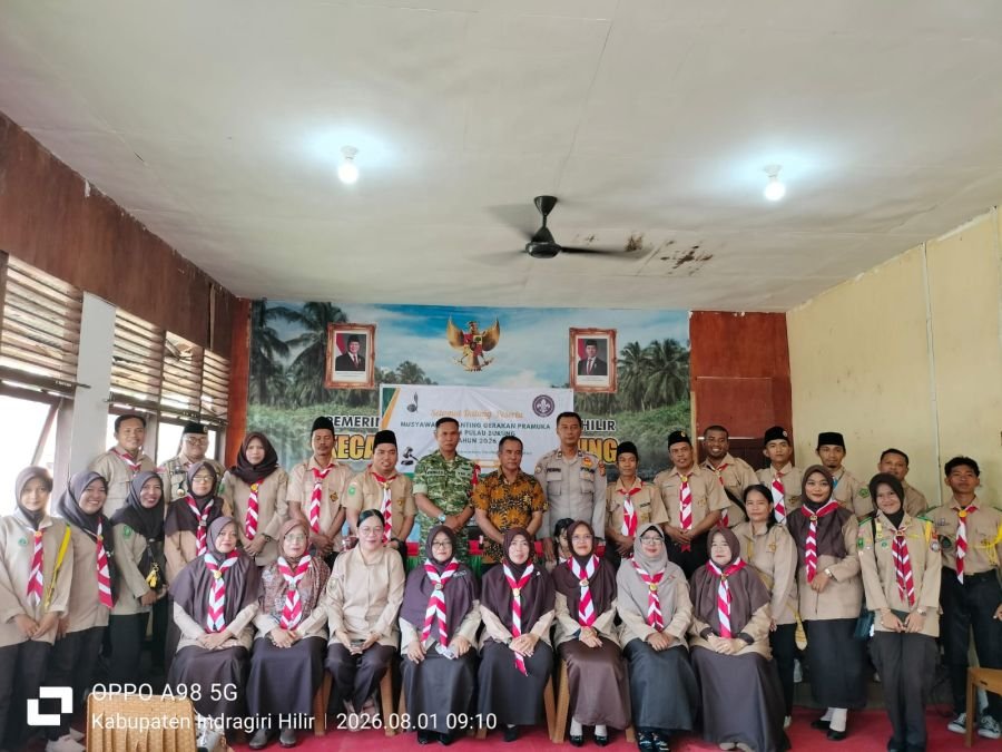 Perkuat Pembinaan Generasi Muda, Koramil 11/Pulau Burung Hadiri Musyawarah Ranting Gerakan Pramuka