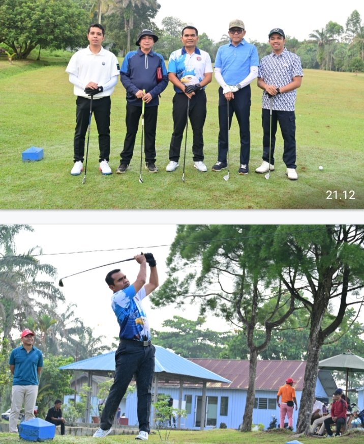 Perkuat Sinergi dan Silaturahmi, Lanud Roesmin Nurjadin Gelar Golf Bersama