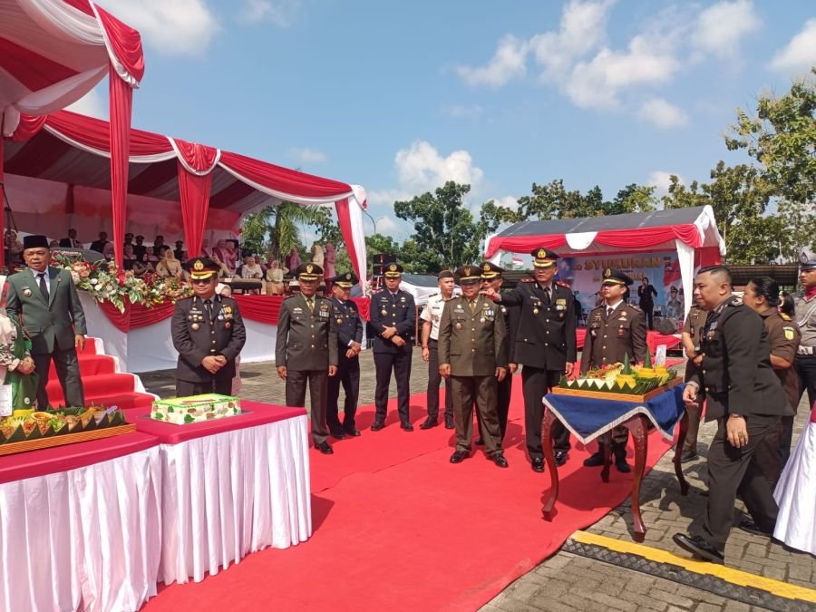 Perkuat Sinergitas, Koramil 02 Tebing Tinggi Hadiri Rangkaian HUT Bhayangkara ke-80