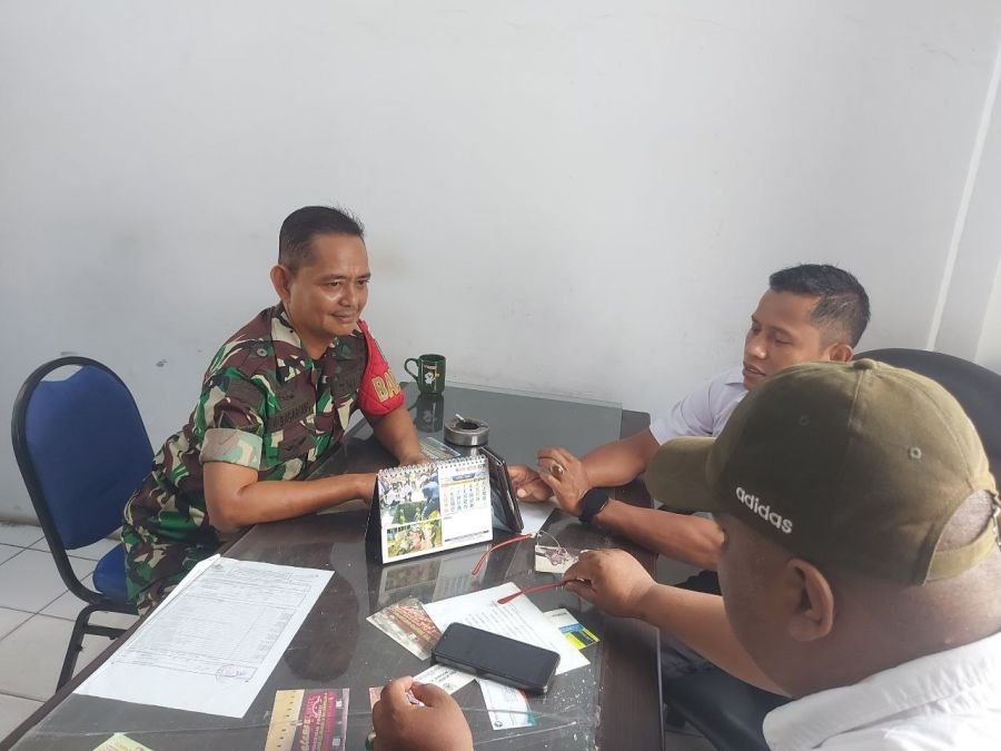 Perkuat Sinergitas Wilayah, Babinsa Kampung Dalam Komsos Bersama Aparatur Kelurahan