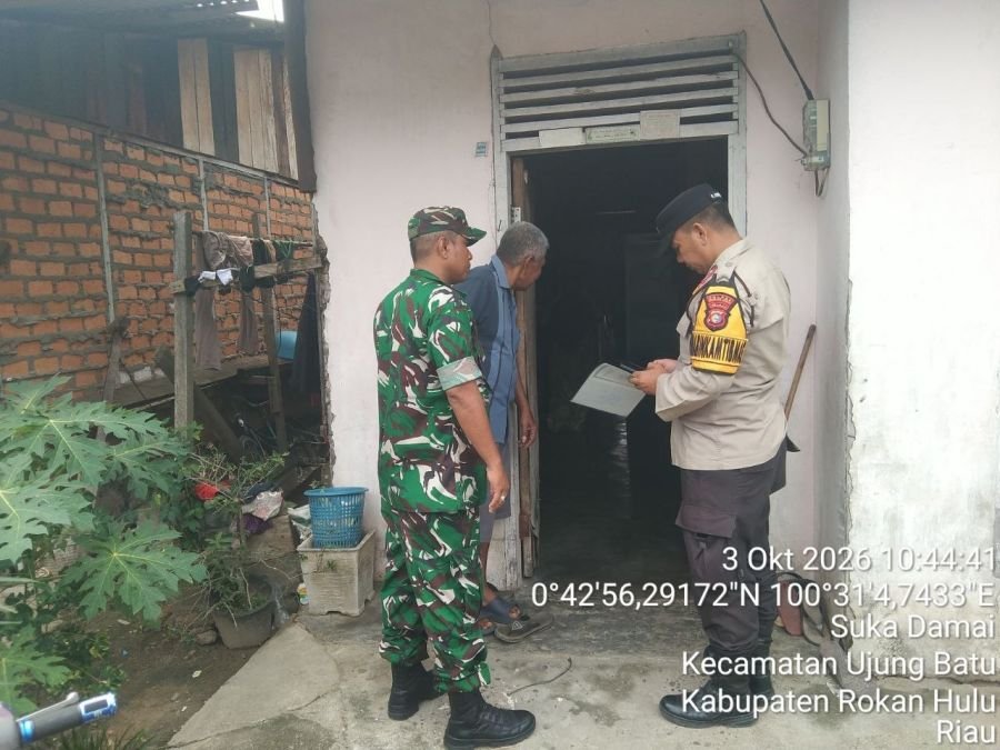 Permudah Akses Bantuan, TNI-Polri di Kabun Rohul Edukasi Warga Daftar Bansos via Agen Perlinsos