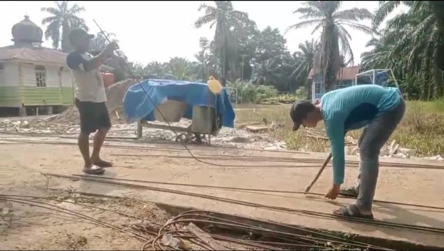 Persiapan Besi Tulangan Dipercepat, Pembangunan Jembatan Garuda Terus Berlanjut