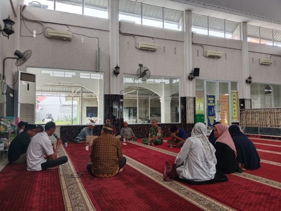 Persiapan MTQ Tangkerang Timur Dimatangkan, Babinsa Dorong Semangat Kebersamaan Warga