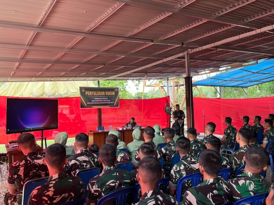 Personel Brigif TP 89/GG Ikuti Penyuluhan Hukum, Kumdam XIX/TT Tekankan Disiplin dan Kepatuhan