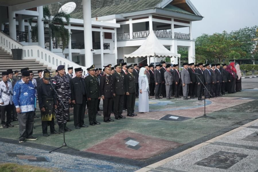 Personel Kodim 0322/Siak Ikuti Upacara Peringatan Hari Kesaktian Pancasila 2026