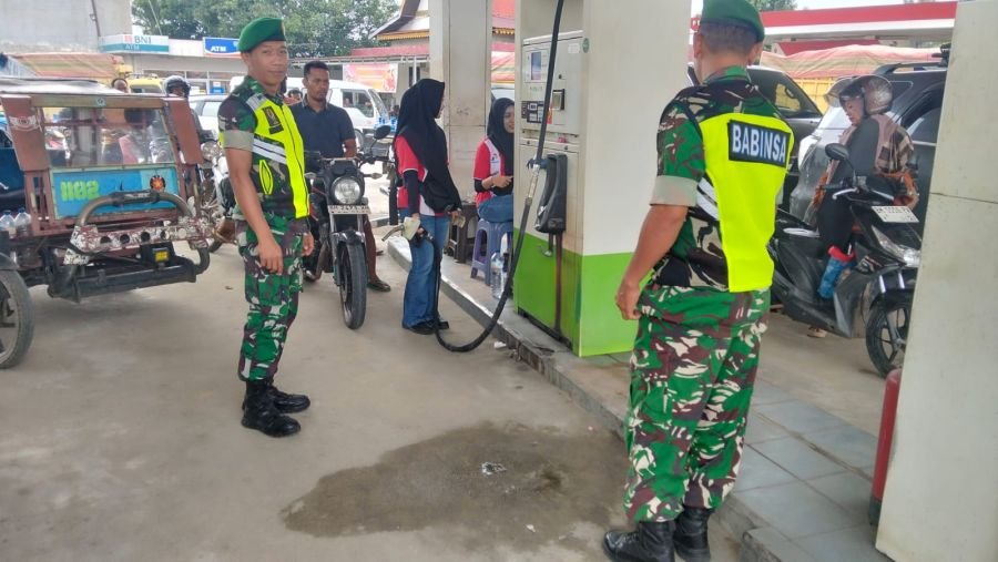 Personel Koramil 0321-03/Bgs Rohil Kembali Rutin Patroli Wilayah