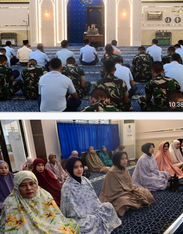 Personel Lanud RSN Ikuti Ibadah Dhuha dan Kajian Rutin: Keteladanan Nabi Ibrahim AS