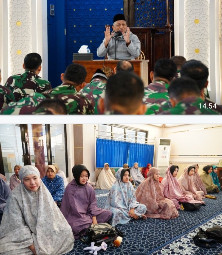 Personel Lanud RSN Laksanakan Ibadah Rutin, Teguhkan Keimanan dan Kebersamaan