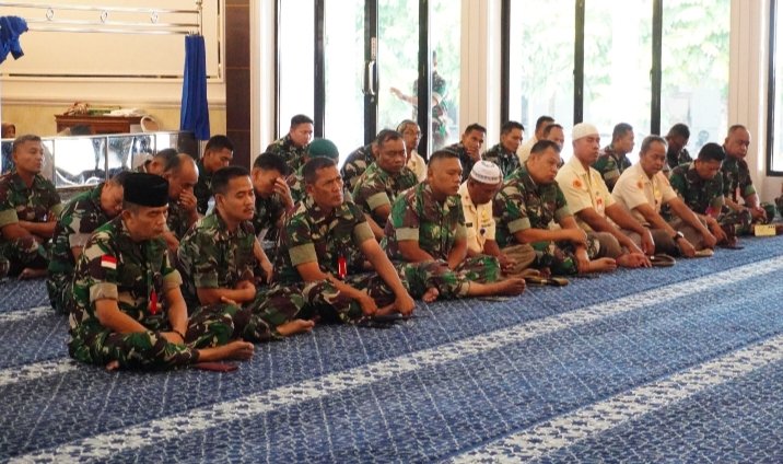 Personel Lanud RSN Laksanakan Kajian Dhuha, Ustadz Nazri: Sudahkah Kita Merasakan Lezatnya Ibadah