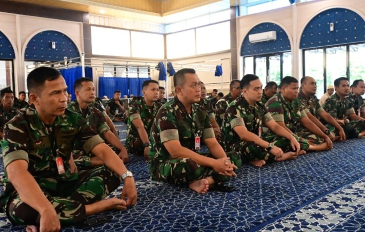 Personel Lanud RSN Perdalam Pemahaman Agama Melalui Kajian Dhuha