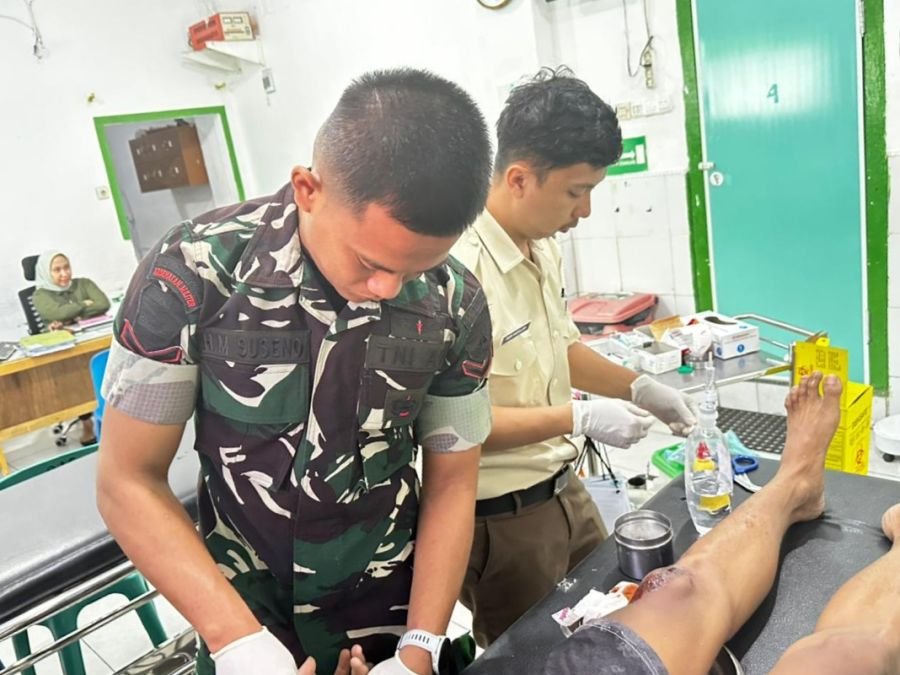 Personel Yonif TP 952/IB Asah Kemampuan Kesehatan melalui Magang di RST Pekanbaru