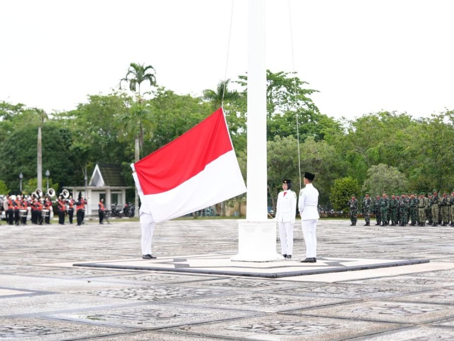 PERSONIL KODIM 0322/SIAK IKUTI UPACARA PERINGATAN HARI LAHIR PANCASILA KE-81 TAHUN 2026