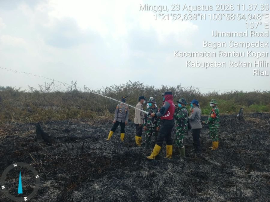 Personil Koramil 02-0321/Rohi Dpp Petu J.K.Satagih Beserta 5 Orang Anggota